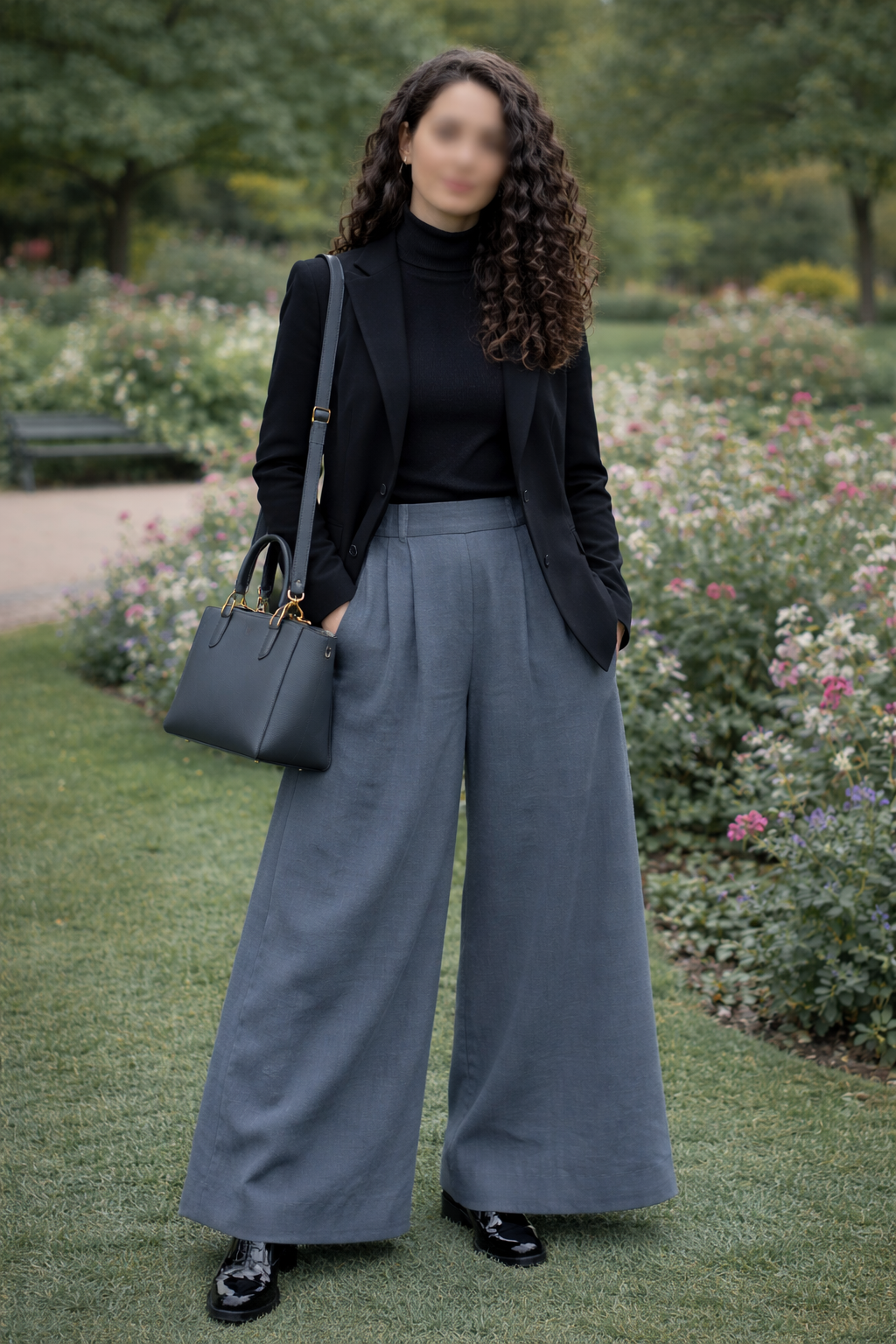 Pantalon Palazzo Élégance